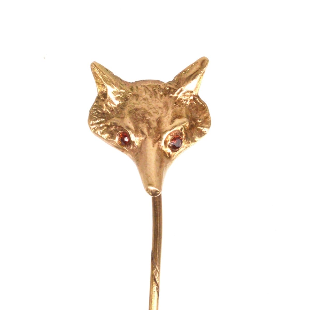 1960s 9ct Gold Tie Pin of a Fox