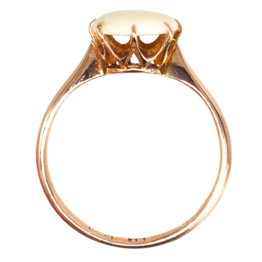 Art Deco 18ct Gold Opal Ring | Parkin and Gerrish | Antique & Vintage Jewellery