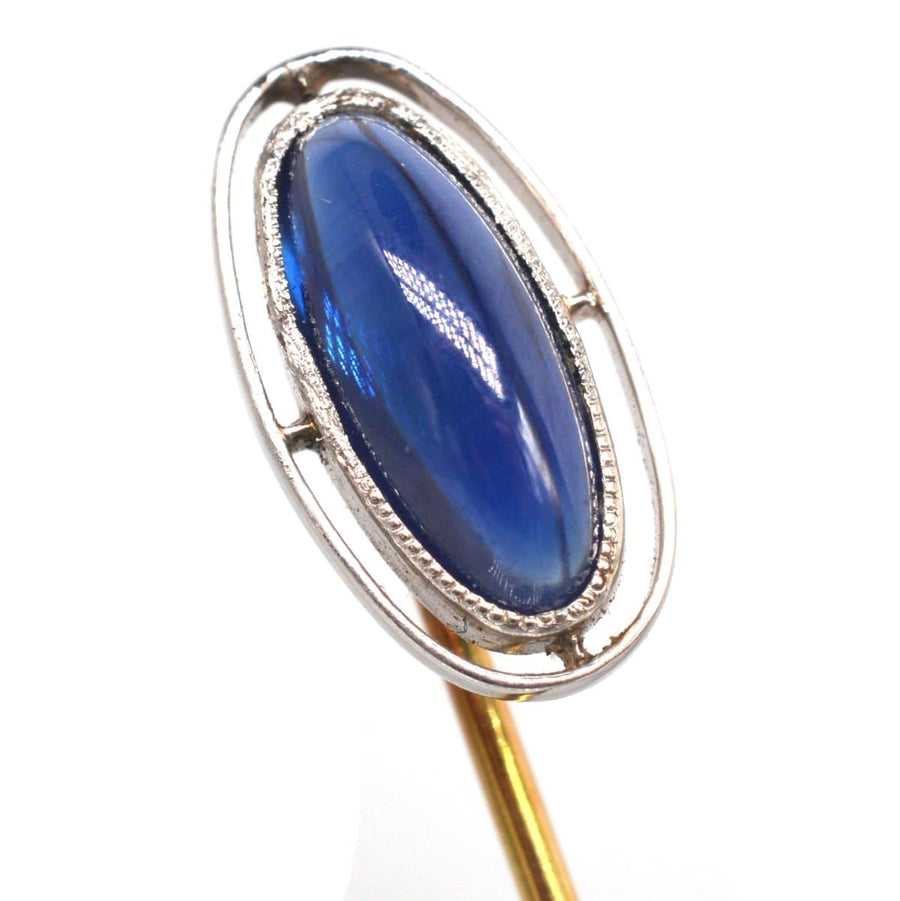 Art Deco Platinum & Sapphire Tie Pin | Parkin and Gerrish | Antique & Vintage Jewellery