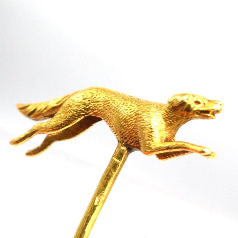 Early 20th Century 15ct Gold, Running Hunting Dog | Parkin and Gerrish | Antique & Vintage Jewellery