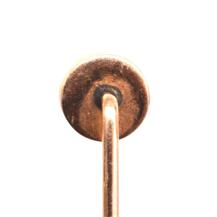 Edwardian 15ct Gold Blister Pearl Tie Pin | Parkin and Gerrish | Antique & Vintage Jewellery