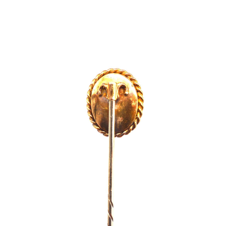 Victorian 15ct Gold Amethyst and Pearl Star Tie Pin | Parkin and Gerrish | Antique & Vintage Jewellery