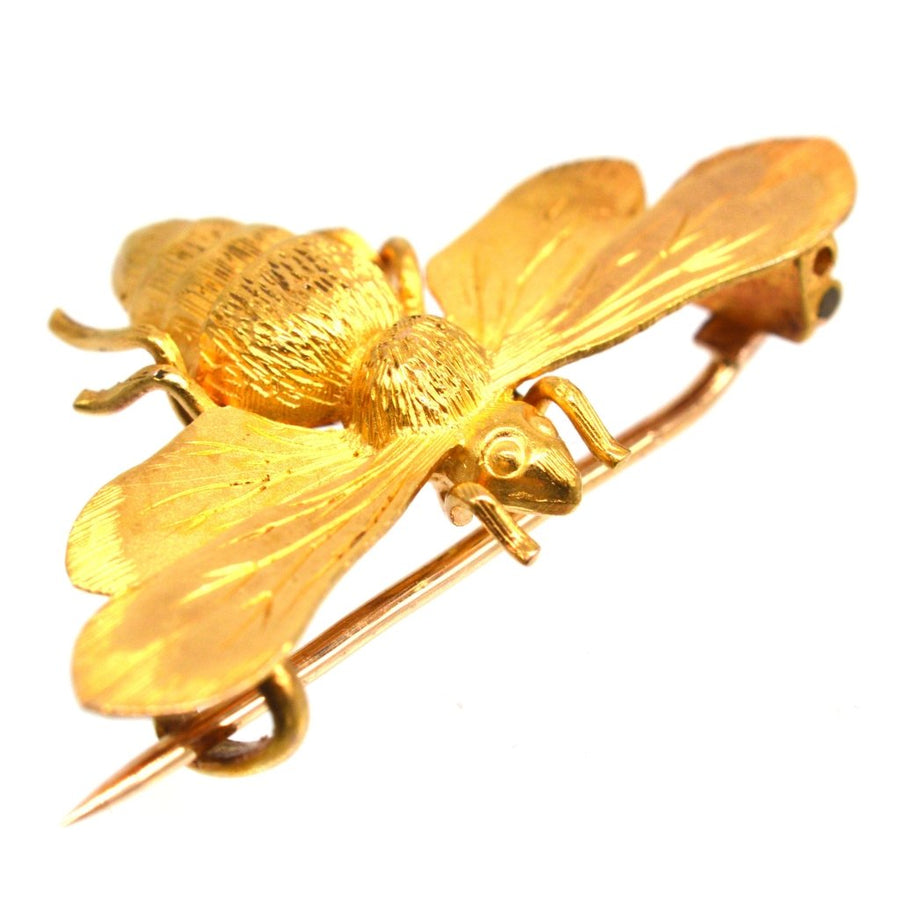 Victorian 15ct Gold Bee Brooch | Parkin and Gerrish (UK)