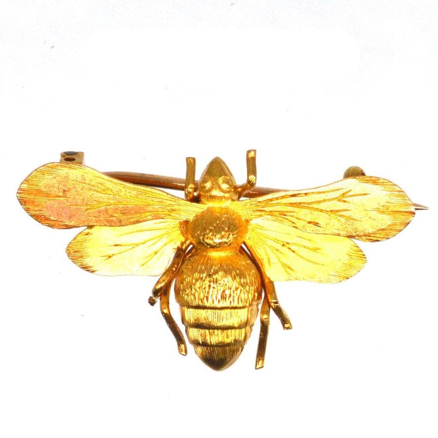 Victorian 15ct Gold Bee Brooch | Parkin and Gerrish (UK)