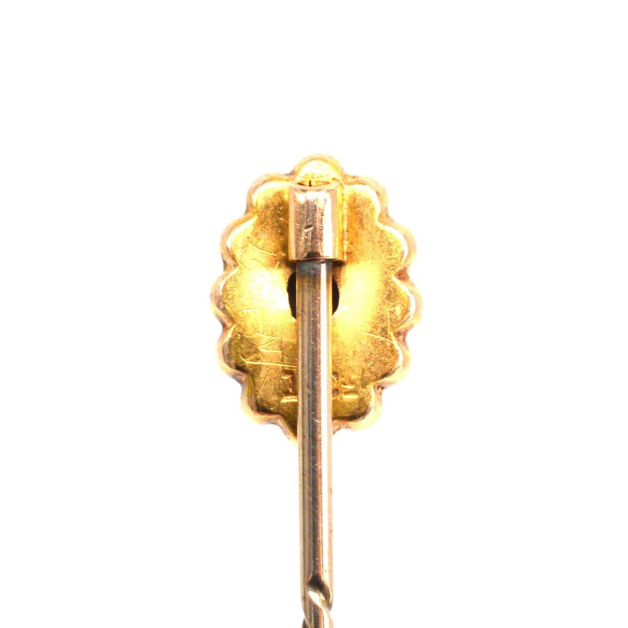 Victorian 15ct Gold Diamond and Ruby Tie Pin | Parkin and Gerrish | Antique & Vintage Jewellery