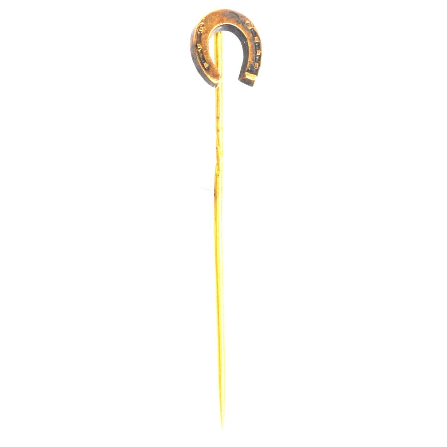 Victorian 15ct Gold Horseshoe Tie Pin | Parkin and Gerrish (UK)