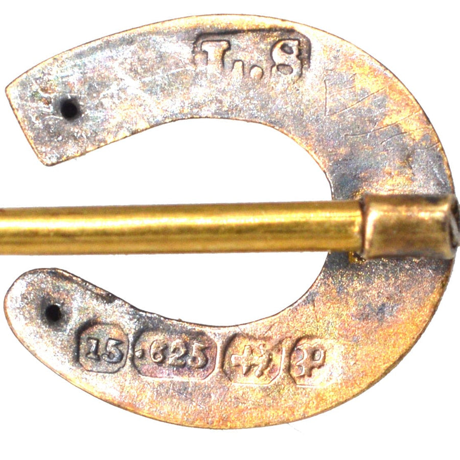 Victorian 15ct Gold Horseshoe Tie Pin | Parkin and Gerrish (UK)