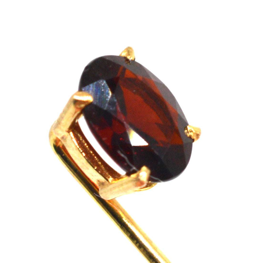 Vintage 9ct Gold Garnet Tie Pin | Parkin and Gerrish | Antique & Vintage Jewellery
