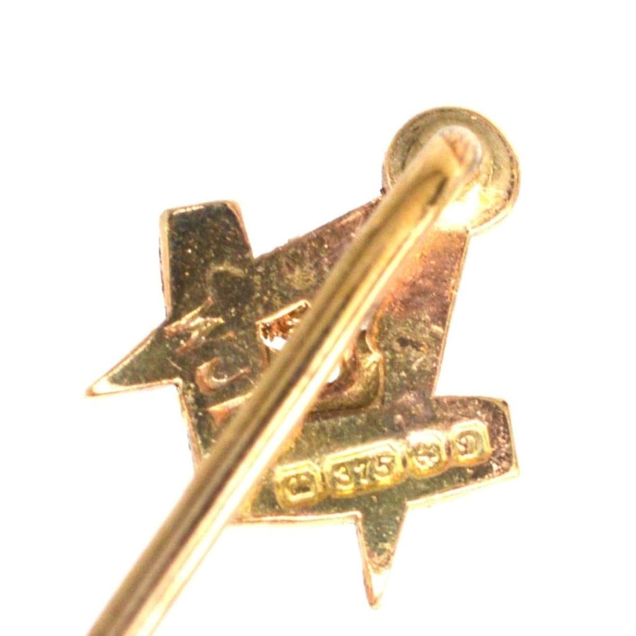 Vintage 9ct Gold Masonic Tie Pin | Parkin and Gerrish (UK)