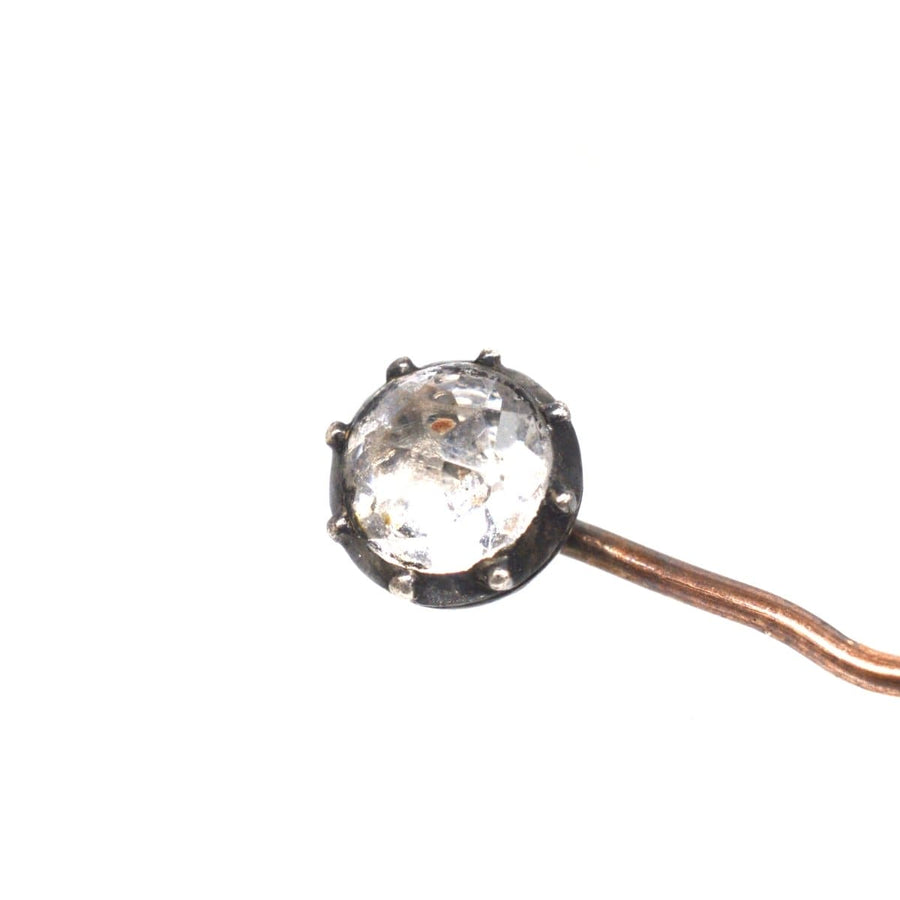 Early 19th Century Silver Rose Cut Paste Tie Pin | Parkin and Gerrish (UK)