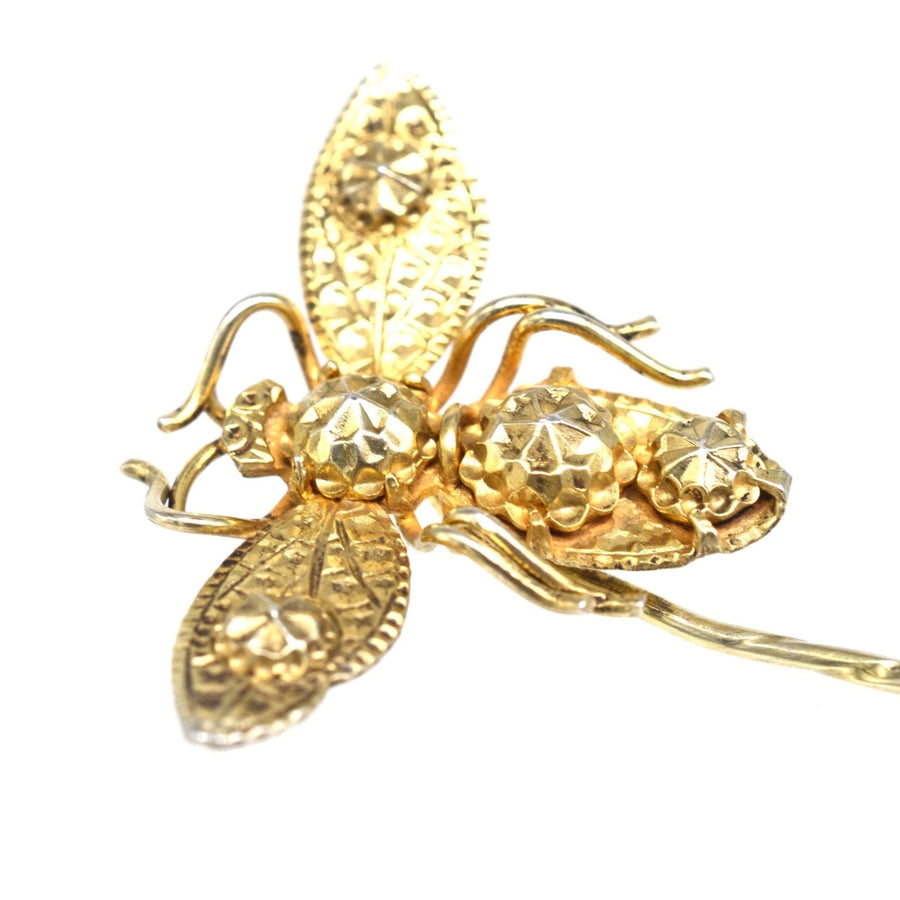 Early 19th Century Star Punch Silver Bee Tie Pin | Parkin and Gerrish (UK)