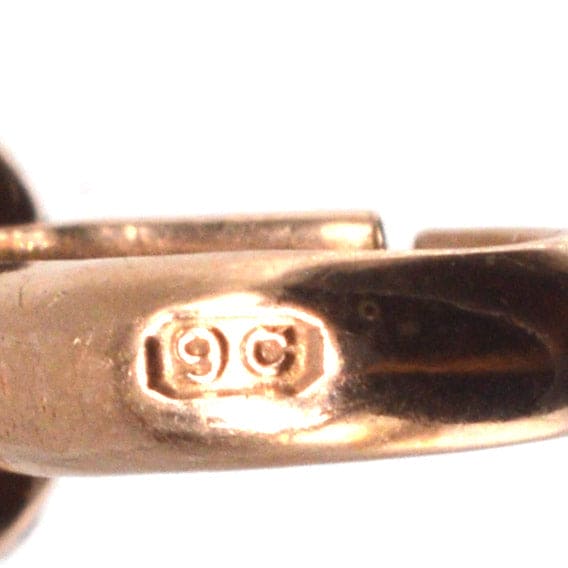 Edwardian 9ct Gold Albert Dog Clip | Parkin and Gerrish | Antique & Vintage Jewellery