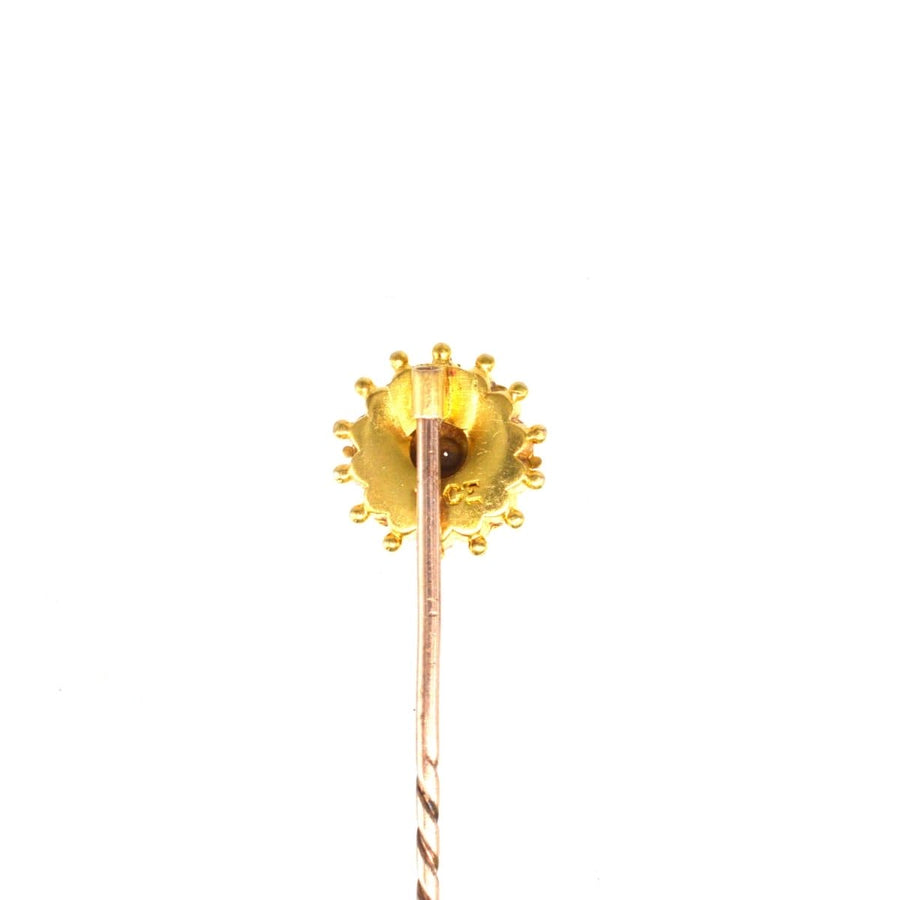 Late Victorian 15ct Gold Star Tie Pin | Parkin and Gerrish | Antique & Vintage Jewellery