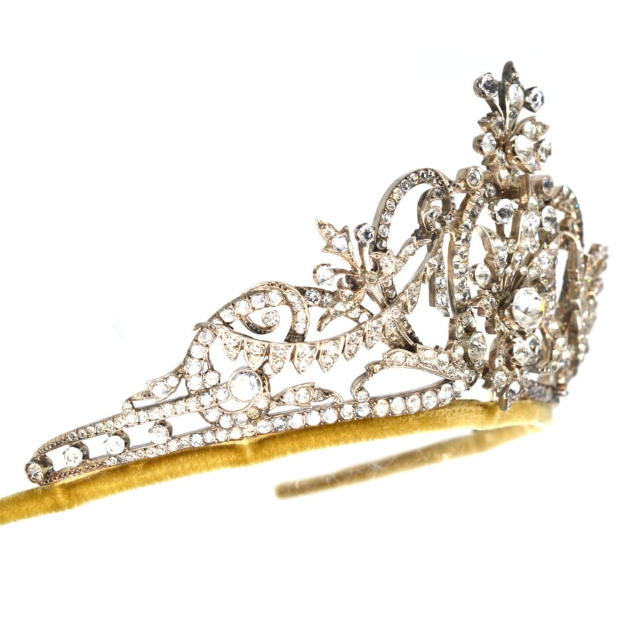 Late Victorian Silver Paste Tiara | Parkin and Gerrish | Antique & Vintage Jewellery