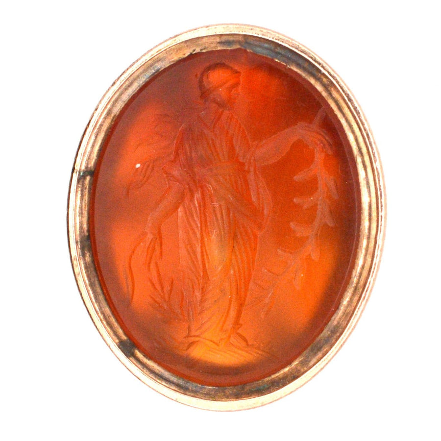 Regency Carnelian Roman Seal with an Intaglio of the Greek Goddess Daphne | Parkin and Gerrish | Antique & Vintage Jewellery