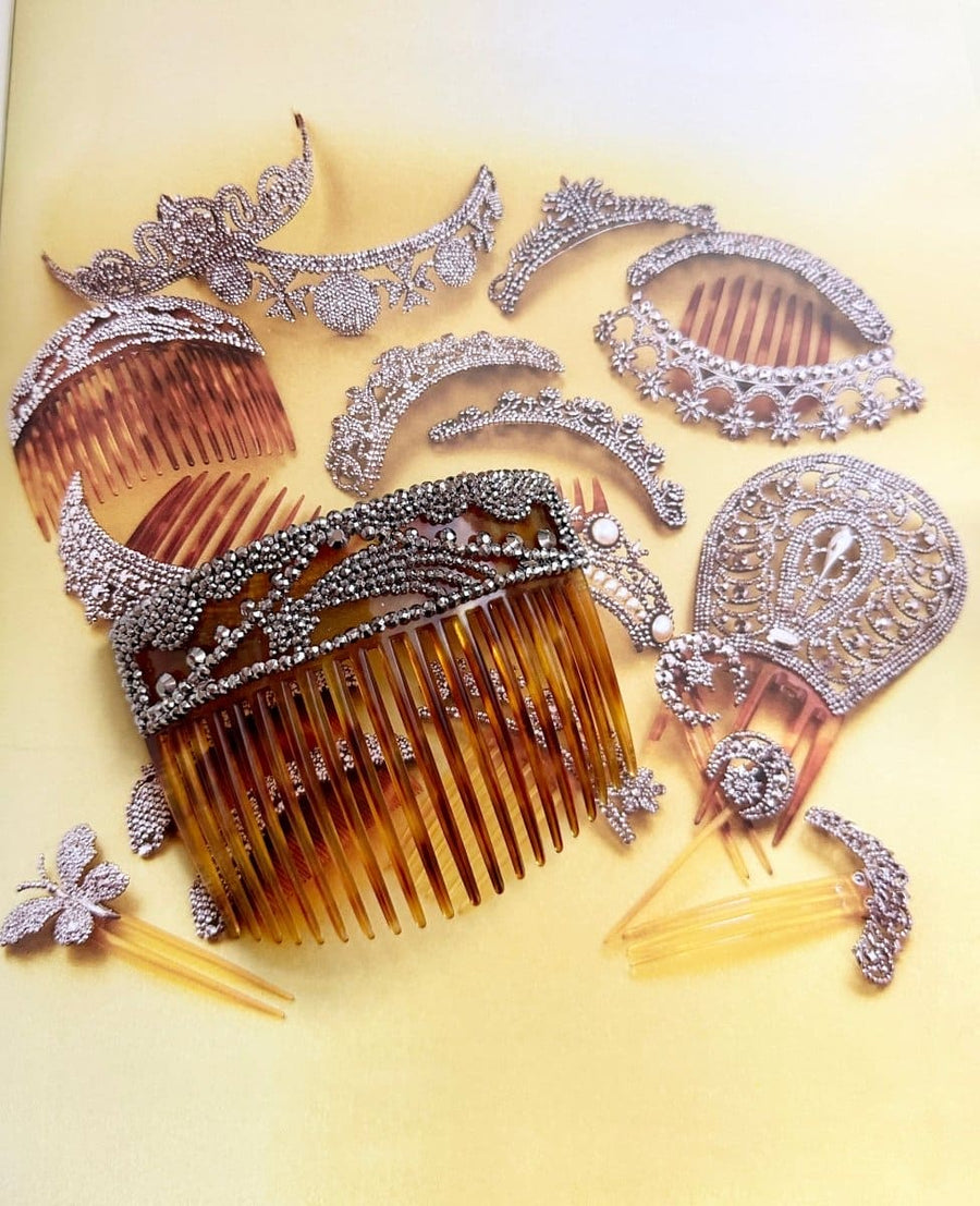 Regency Tortoiseshell and Cut Steel Hair Comb with a Shooting Star | Parkin and Gerrish | Antique & Vintage Jewellery