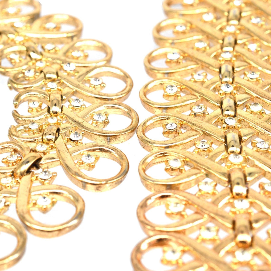 Trifari Gold - Tone Paste Bracelet | Parkin and Gerrish (UK)