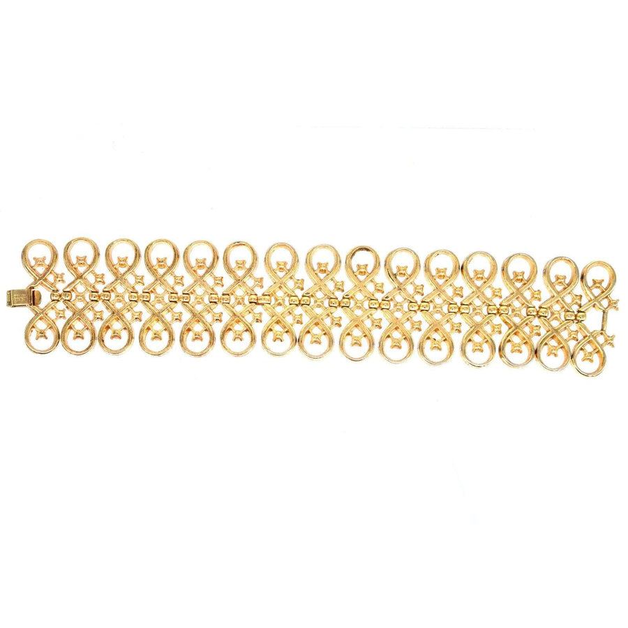 Trifari Gold - Tone Paste Bracelet | Parkin and Gerrish (UK)