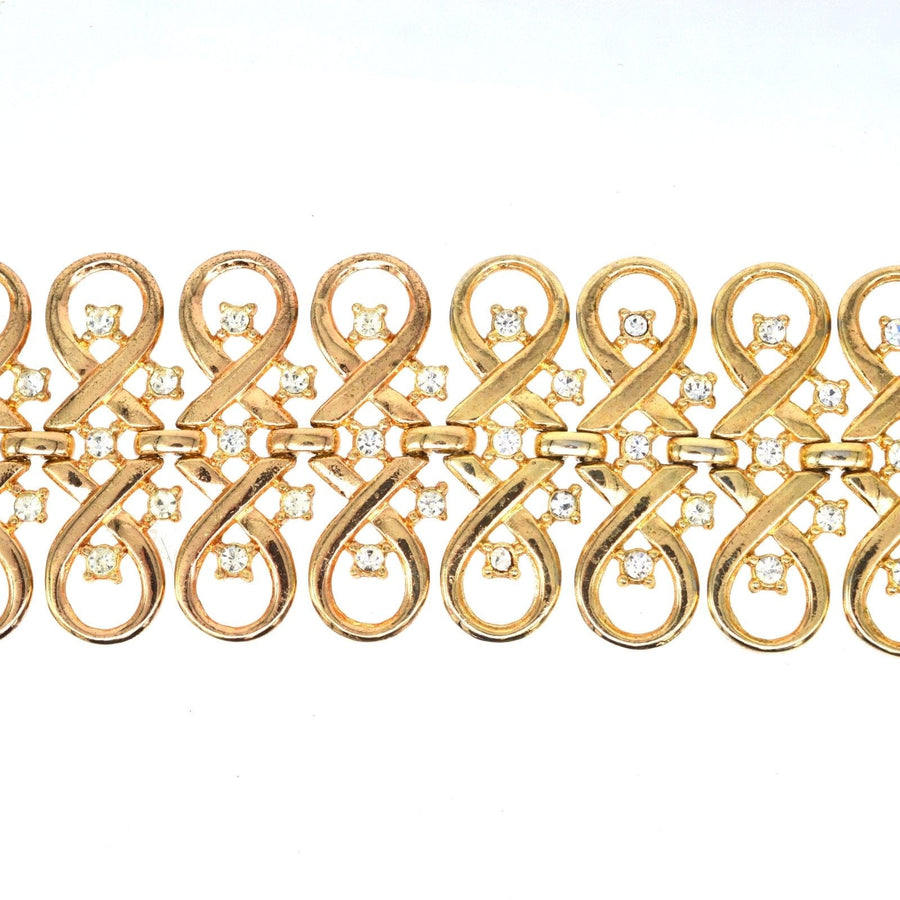 Trifari Gold - Tone Paste Bracelet | Parkin and Gerrish (UK)