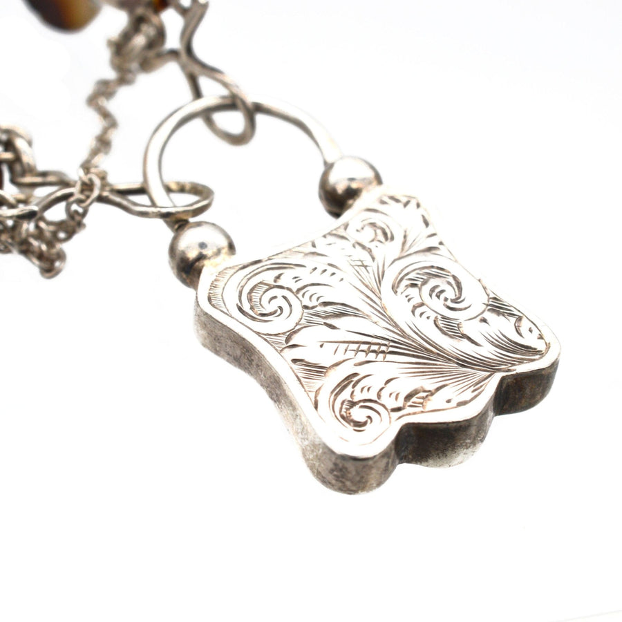 Victorian Scottish Silver & Agate Bracelet | Parkin and Gerrish | Antique & Vintage Jewellery