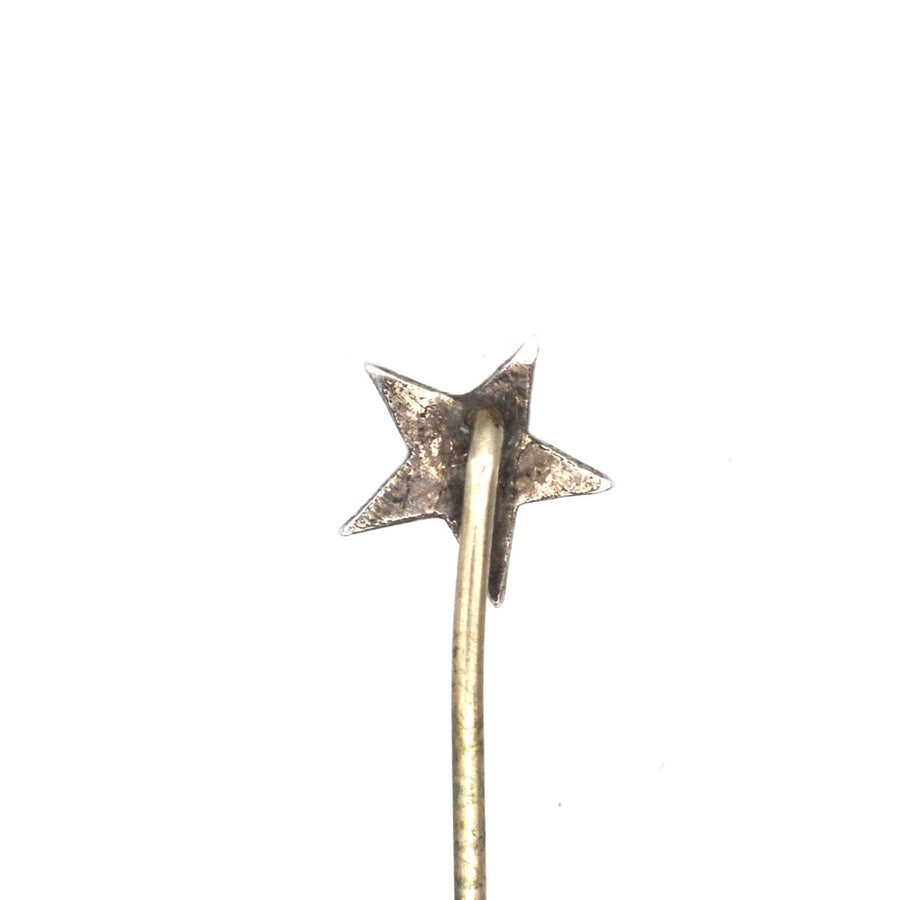 Victorian Silver and Turquoise Star Tie Pin | Parkin and Gerrish | Antique & Vintage Jewellery