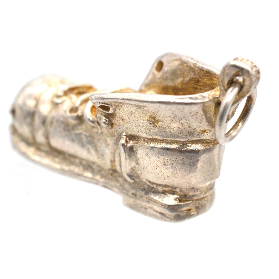 Vintage Silver Boot Pendant Charm | Parkin and Gerrish | Antique & Vintage Jewellery