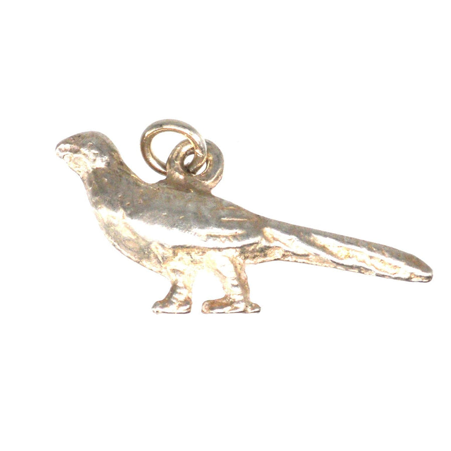 Vintage Silver Pheasant Bird Charm | Parkin and Gerrish | Antique & Vintage Jewellery